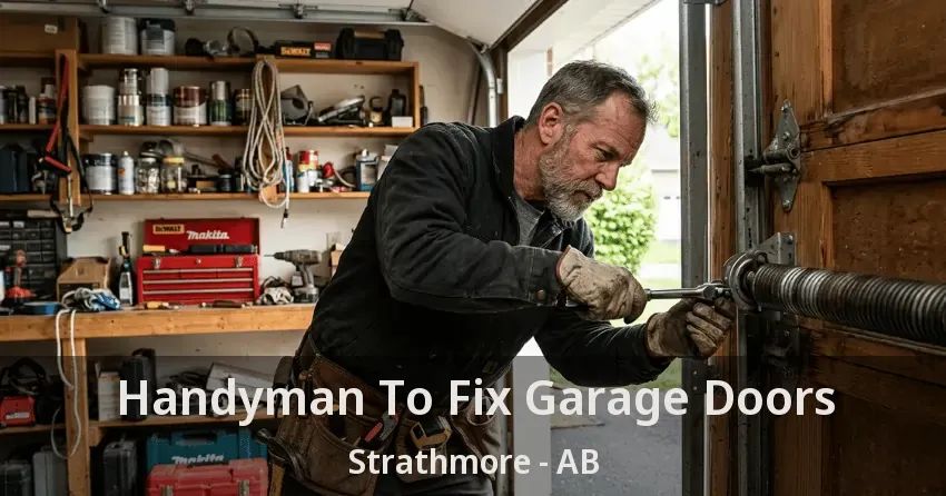 Handyman To Fix Garage Doors Strathmore - AB