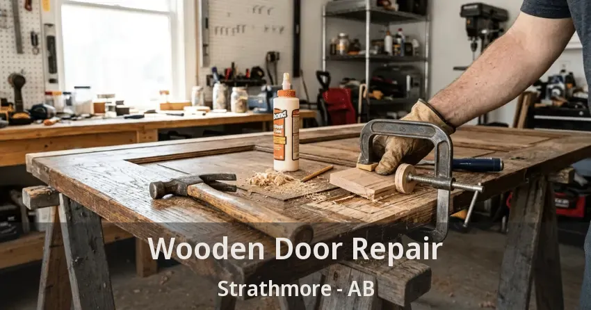 Wooden Door Repair Strathmore - AB