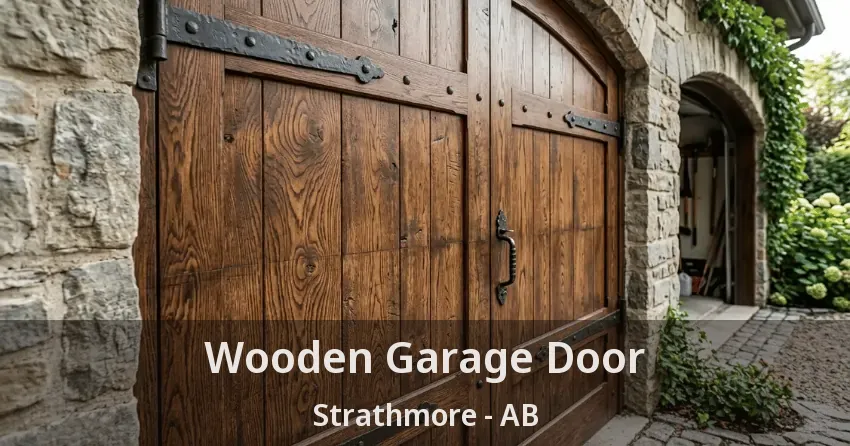 Wooden Garage Door Strathmore - AB
